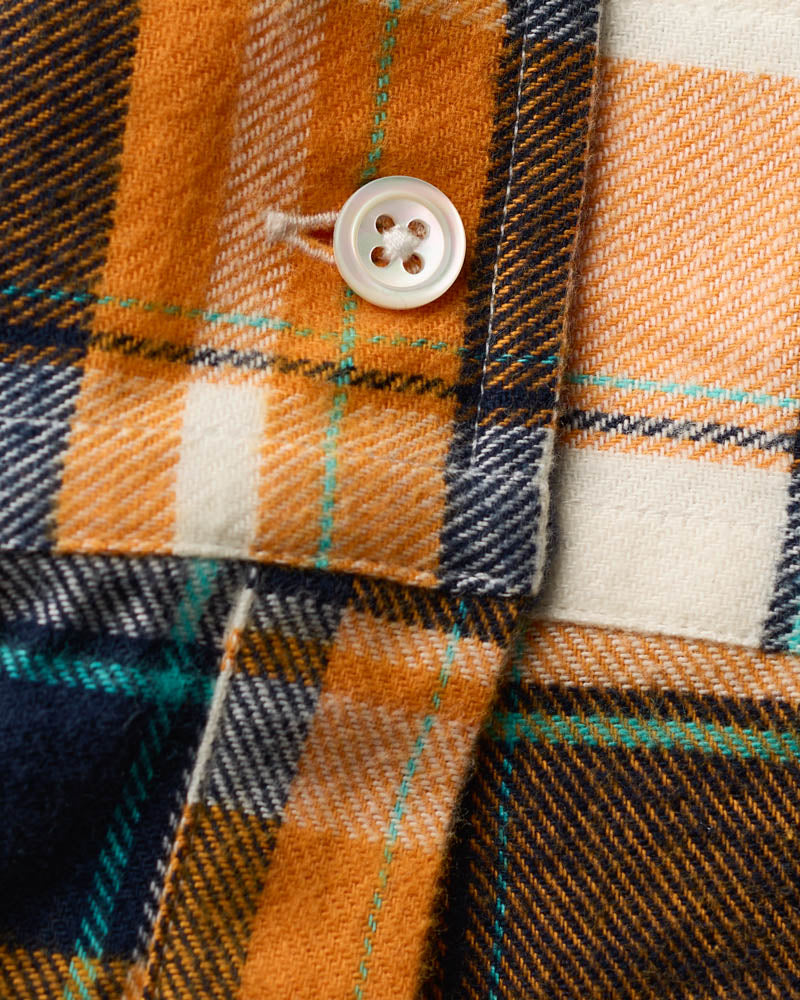Chemise Elmer Flanelle - Jaune & Marine