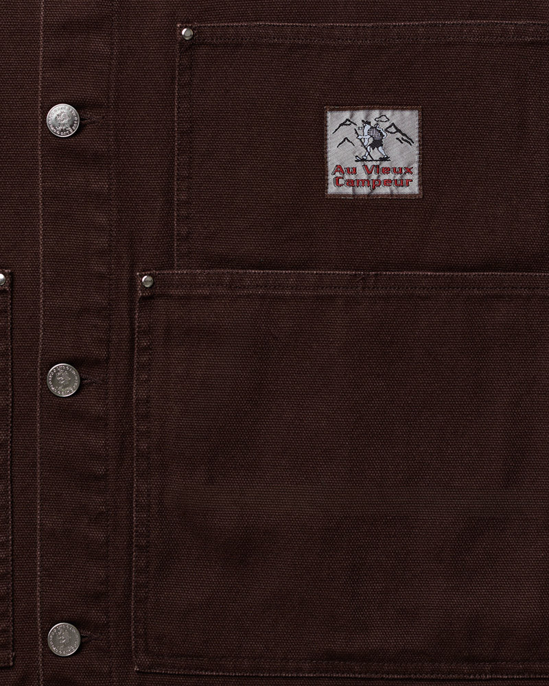 Veste Canva Henri - Chocolat