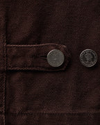 Veste Canva Henri - Chocolat