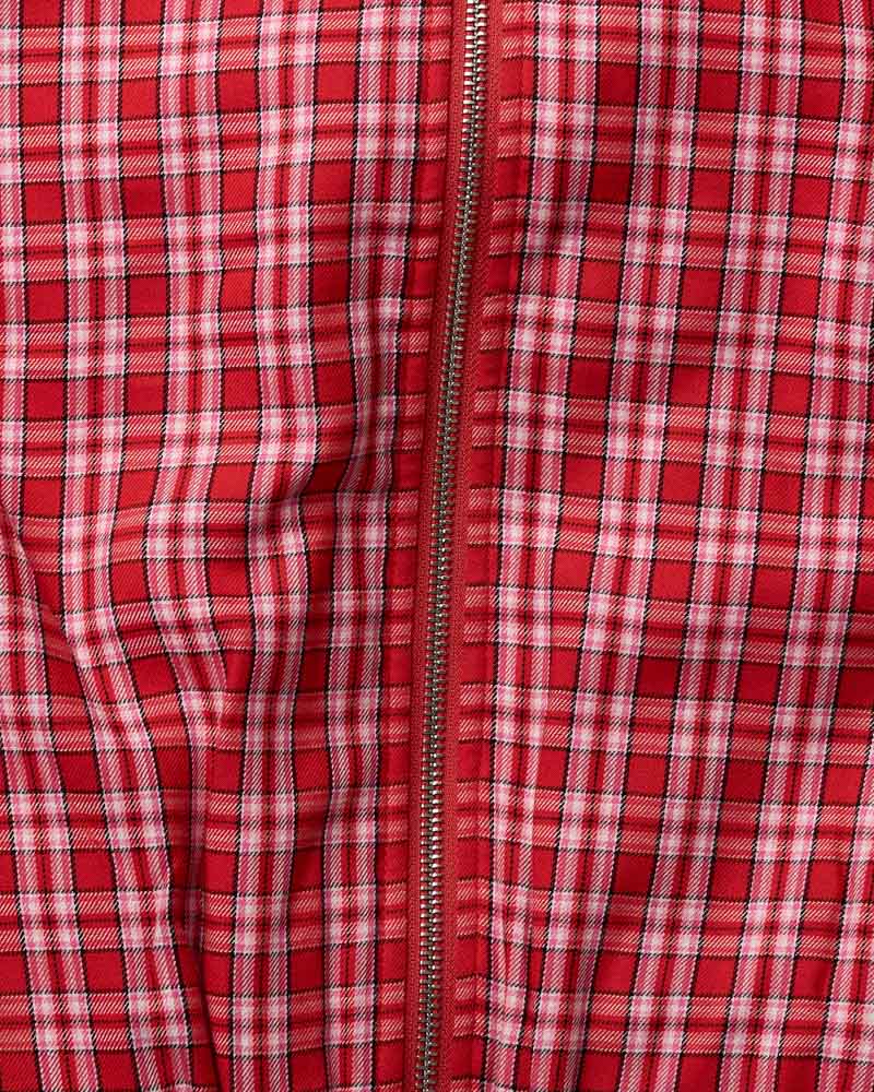Veste Claudine Carreaux - Rose