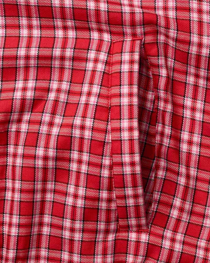 Veste Claudine Carreaux - Rose