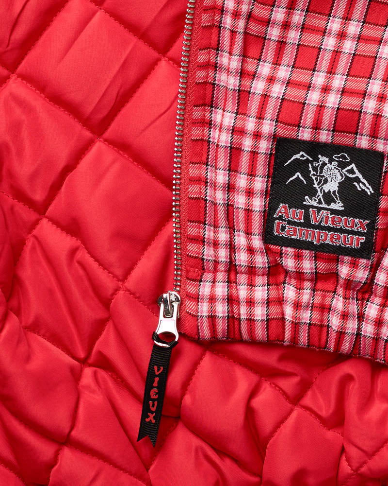 Veste Claudine Carreaux - Rose