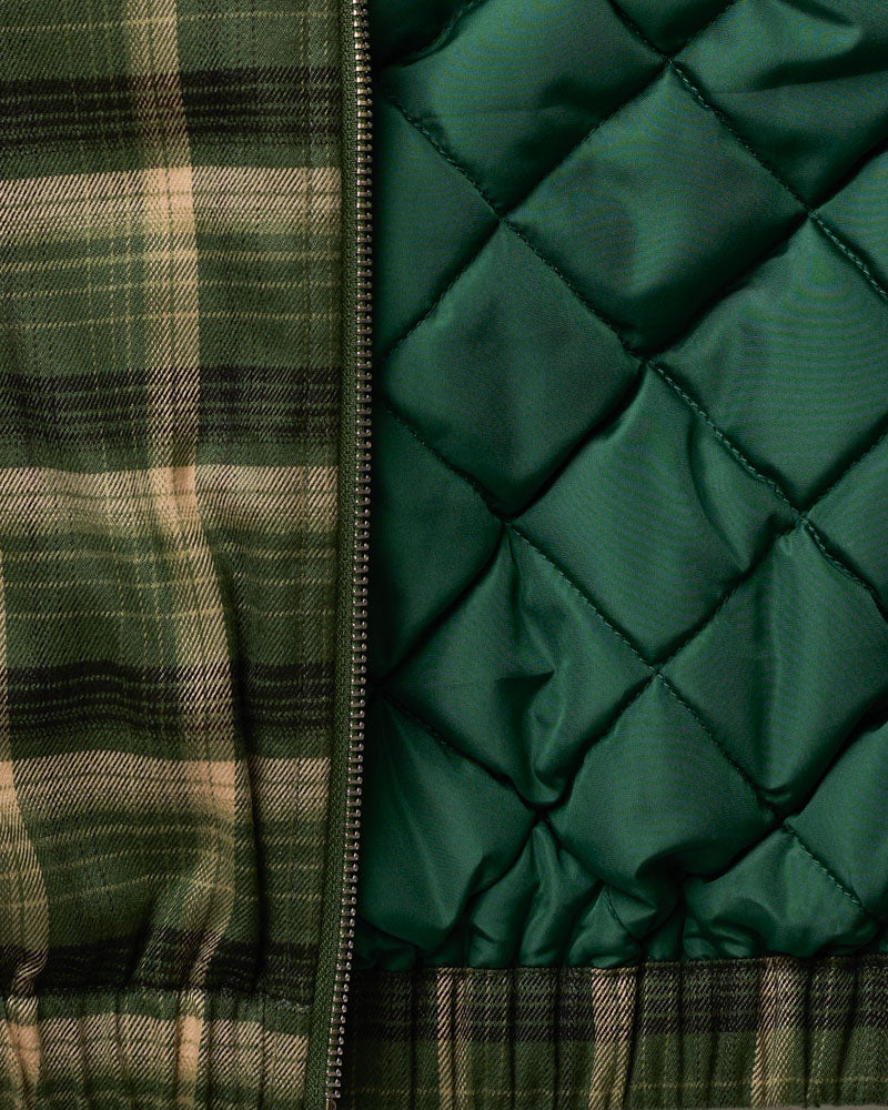 Veste Claudine Carreaux - Vert