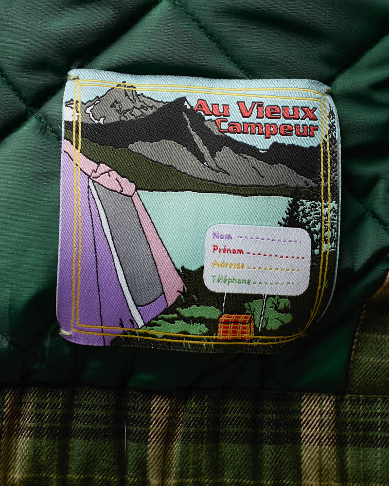 Veste Claudine Carreaux - Vert