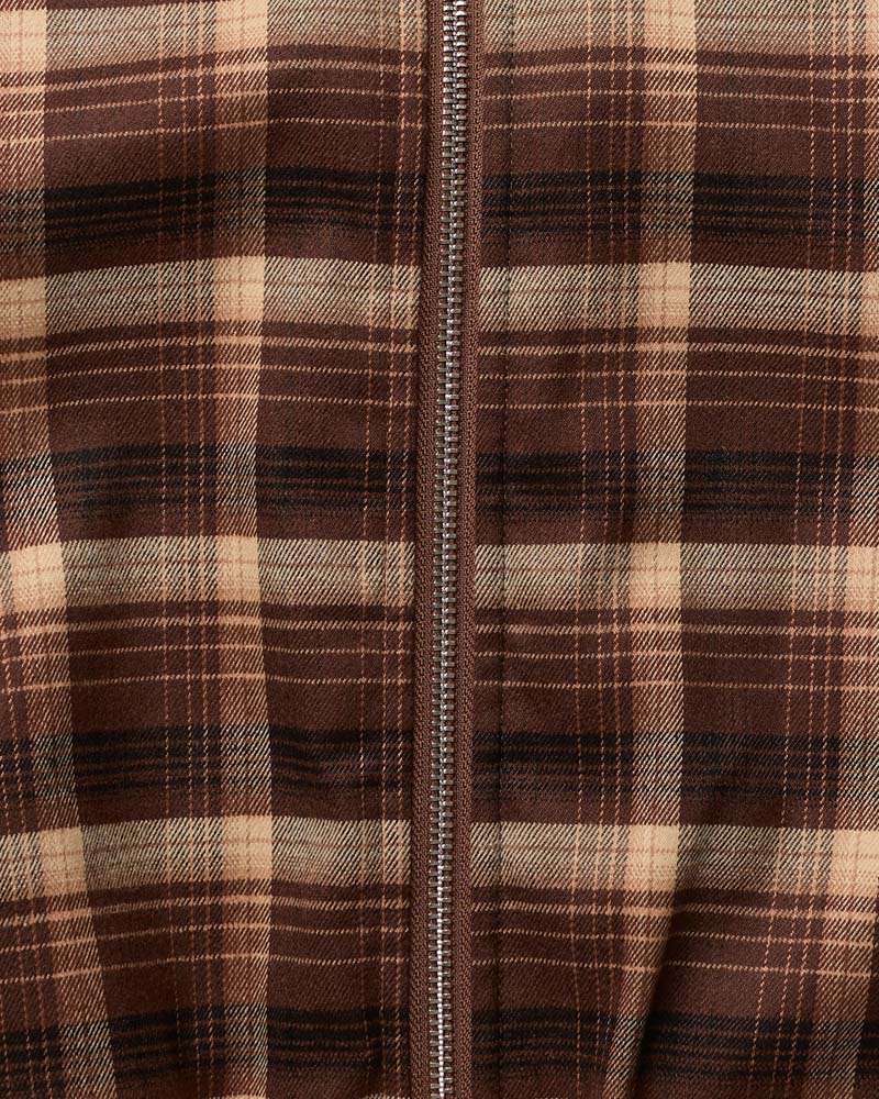 Veste Claudine Carreaux - Marron