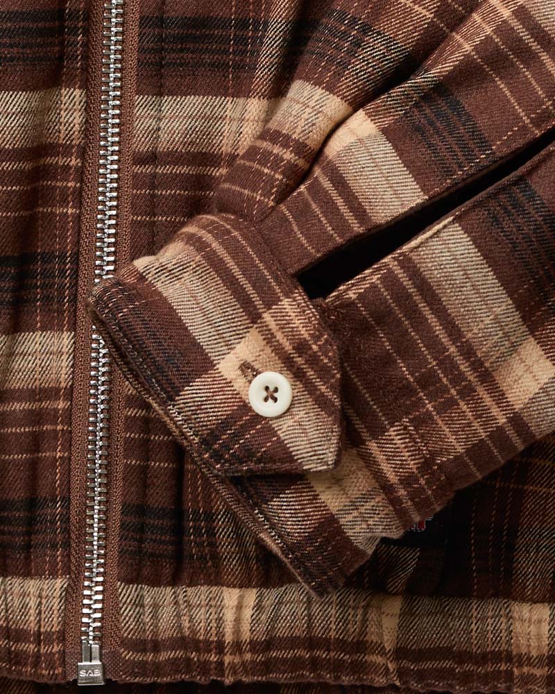 Veste Claudine Carreaux - Marron