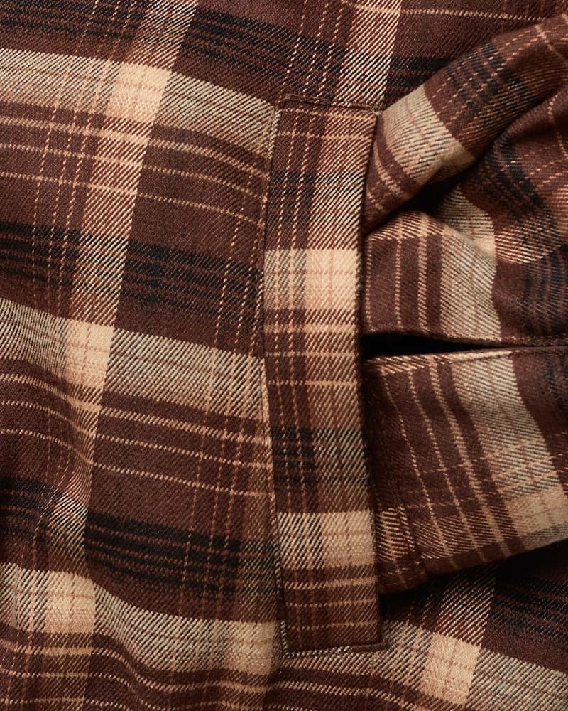 Veste Claudine Carreaux - Marron