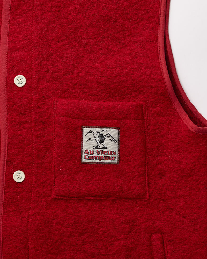 Veste Sans Manche Louison - Rouge