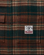 Surchemise Melvil Carreaux - Rouille & Vert