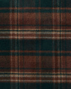 Surchemise Melvil Carreaux - Rouille & Vert