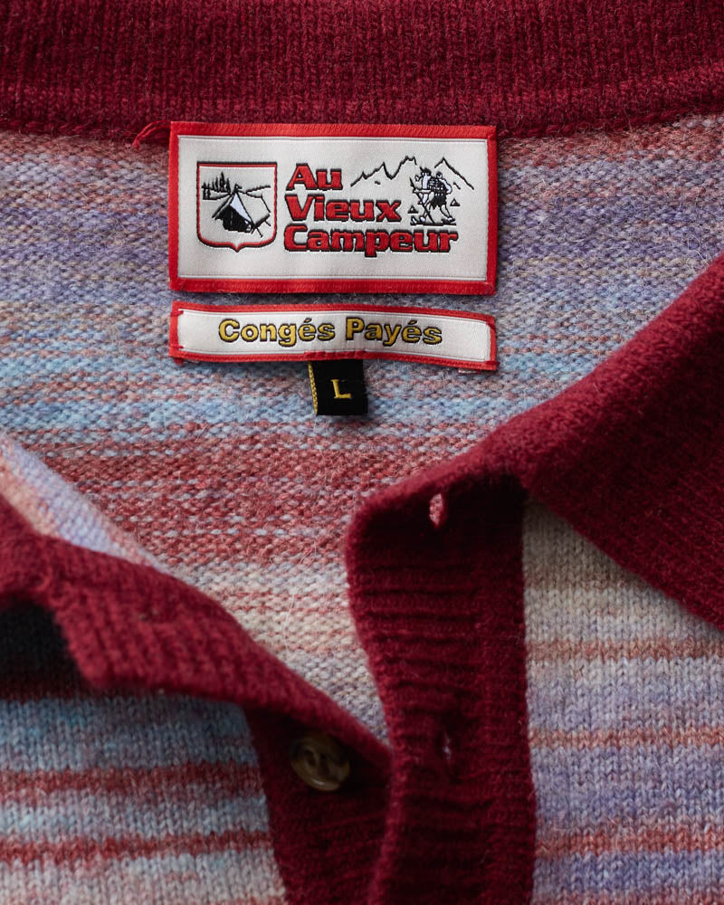 Pull Hugo - Bordeaux & Bleu