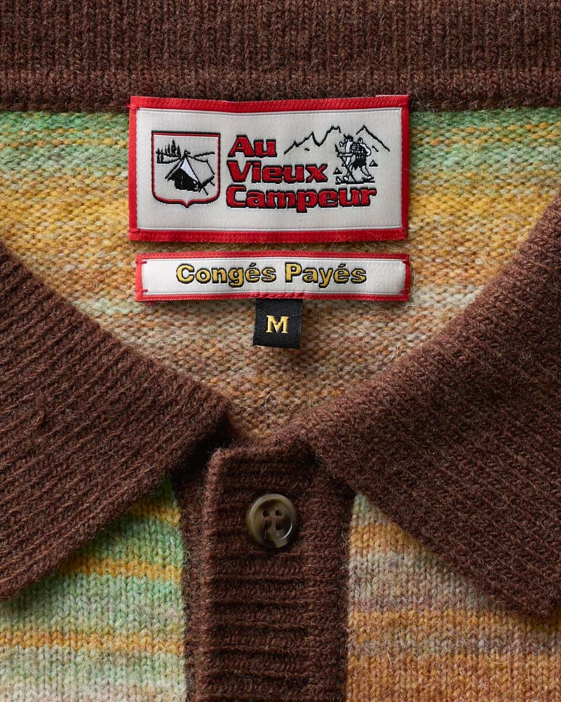 Pull Hugo - Marron & Jaune