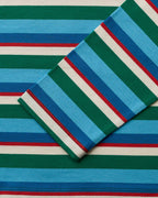 T-shirt Bianca - Vert Bleu Rouge & Ecru