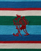 T-shirt Bianca - Vert Bleu Rouge & Ecru