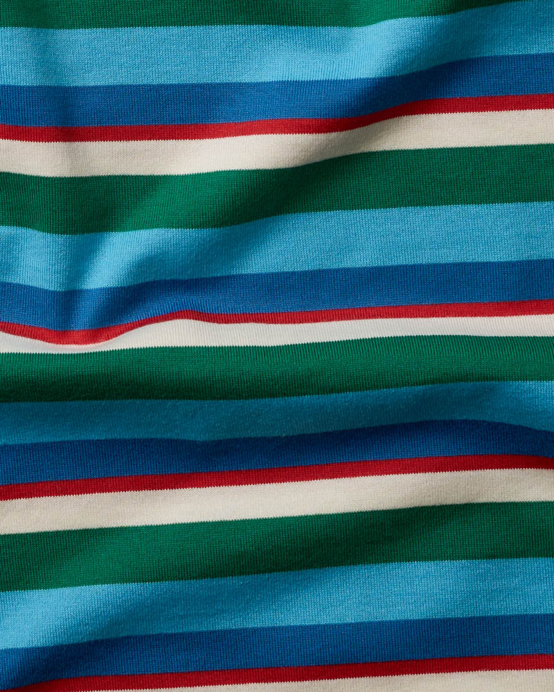 T-shirt Bianca - Vert Bleu Rouge & Ecru
