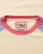 T-shirt Jace - Ecru Violet & Rose