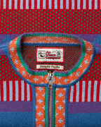 Cardigan Nicole - Bleu & Rouge