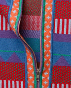 Cardigan Nicole - Bleu & Rouge