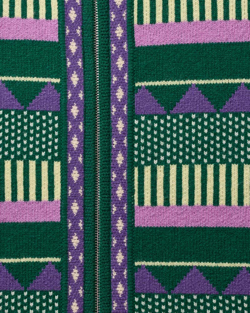 Cardigan Nicole - Vert & Violet