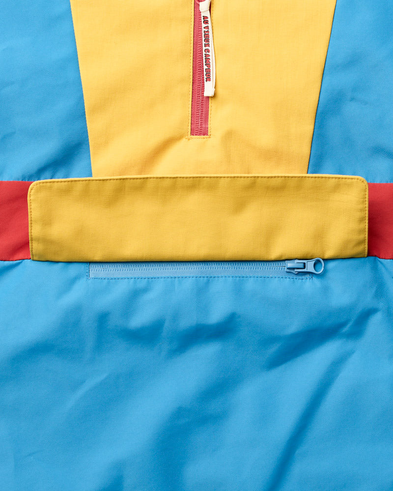 Anorak Zephyr - Bleu Rouge & Jaune