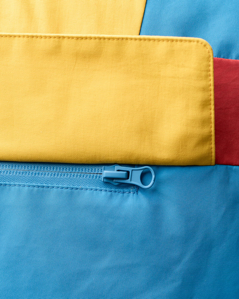 Anorak Zephyr - Bleu Rouge & Jaune