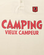 Polo Camping - Blanc & Rouge
