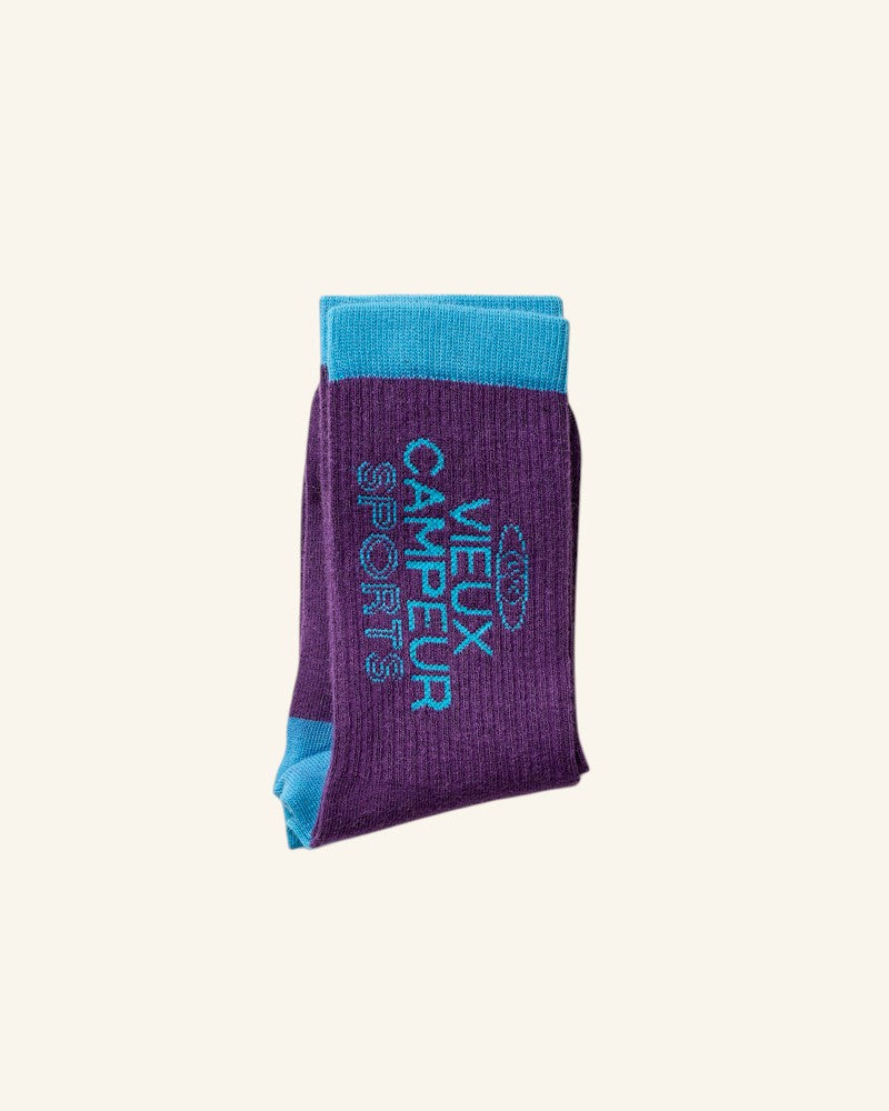 Chaussettes LVC Sports - Bleu & Violet
