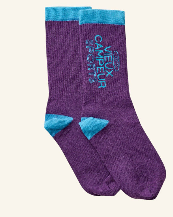 Chaussettes LVC Sports - Bleu & Violet