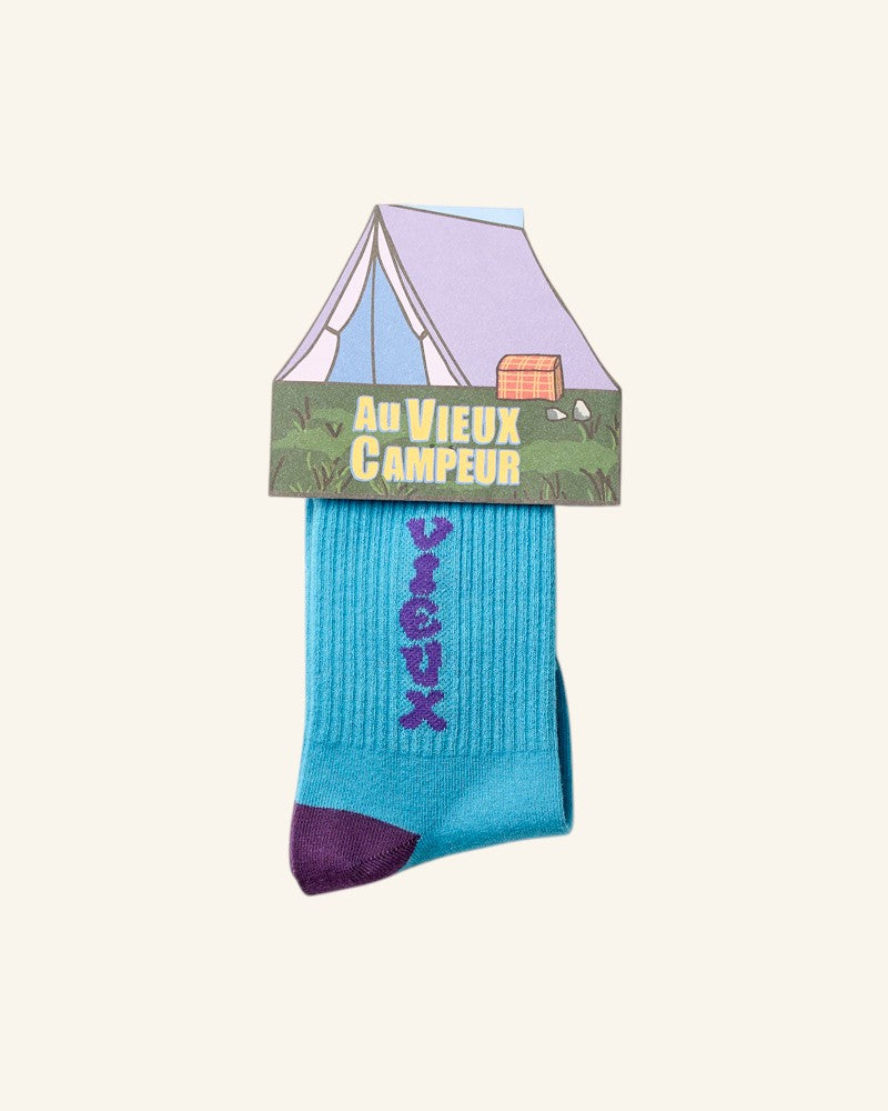 Chaussettes Vieux Kids - Bleu & Violet