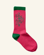 Chaussettes LVC Sports - Rose & Vert