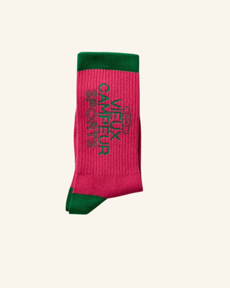 Chaussettes LVC Sports - Rose & Vert