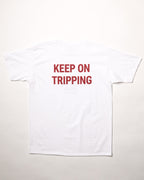 Au Vieux Campeur x Tripping with Phil - T-Shirt Keep On Tripping - Blanc