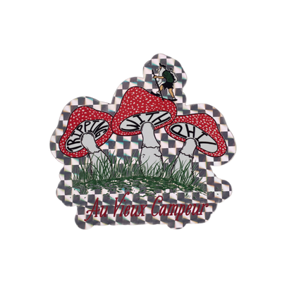 Au Vieux Campeur x Tripping with Phil - Sticker - Rouge
