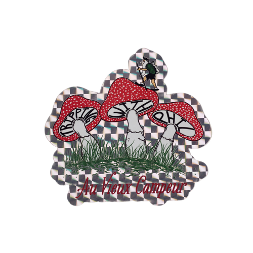 Au Vieux Campeur x Tripping with Phil - Sticker - Rouge