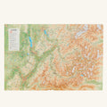3D relief map - Savoie