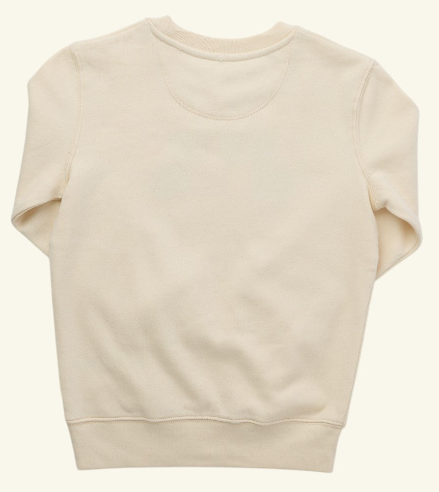 Sweat Kids Au Vieux Campeur - Ecru